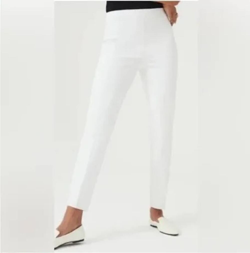 SPANX Slim Straight Pant in Classic White